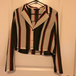 Colorful cropped blouse